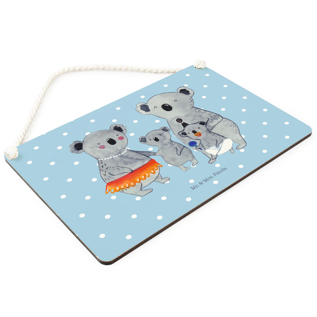 Deko Schild Koala Familie Dekoschild, Deko Schild, Schild, Tür Schild, Türschild, Holzschild, Wandschild, Wanddeko, Familie, Vatertag, Muttertag, Bruder, Schwester, Mama, Papa, Oma, Opa, Koala, Koalas, Family, Kinder, Geschwister, Familienleben