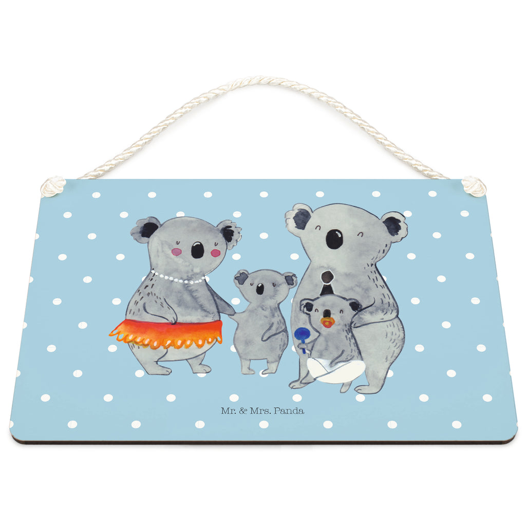 Deko Schild Koala Familie Dekoschild, Deko Schild, Schild, Tür Schild, Türschild, Holzschild, Wandschild, Wanddeko, Familie, Vatertag, Muttertag, Bruder, Schwester, Mama, Papa, Oma, Opa, Koala, Koalas, Family, Kinder, Geschwister, Familienleben