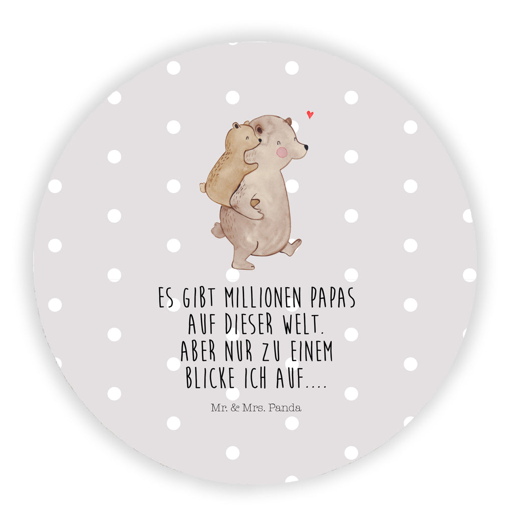 Rund Magnet Papa Bär Kühlschrankmagnet, Pinnwandmagnet, Souvenir Magnet, Motivmagnete, Dekomagnet, Whiteboard Magnet, Notiz Magnet, Kühlschrank Dekoration, Familie, Vatertag, Muttertag, Bruder, Schwester, Mama, Papa, Oma, Opa, Geschenk, Vater, Papi, Vati, Onkel, Geburtstag