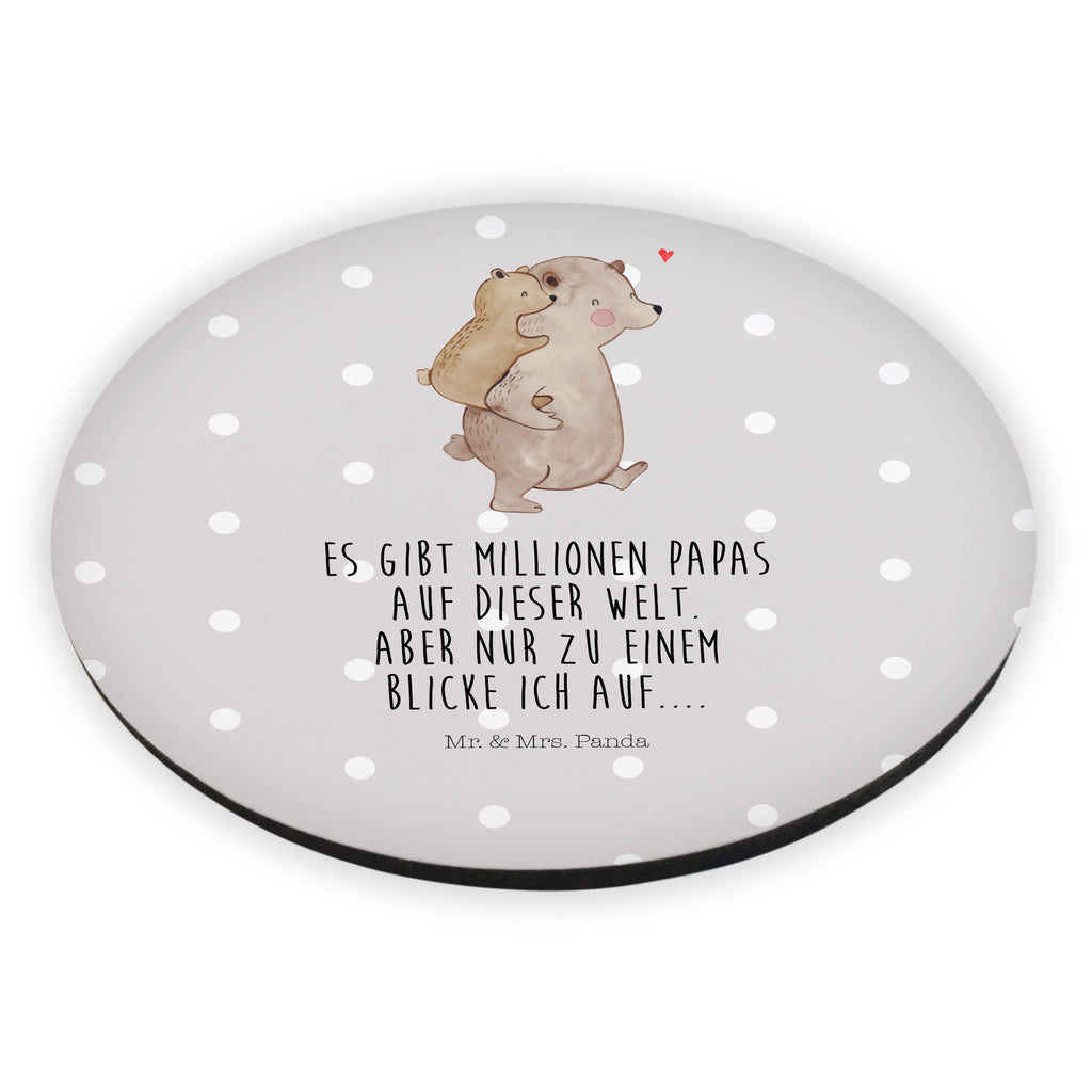 Rund Magnet Papa Bär Kühlschrankmagnet, Pinnwandmagnet, Souvenir Magnet, Motivmagnete, Dekomagnet, Whiteboard Magnet, Notiz Magnet, Kühlschrank Dekoration, Familie, Vatertag, Muttertag, Bruder, Schwester, Mama, Papa, Oma, Opa, Geschenk, Vater, Papi, Vati, Onkel, Geburtstag