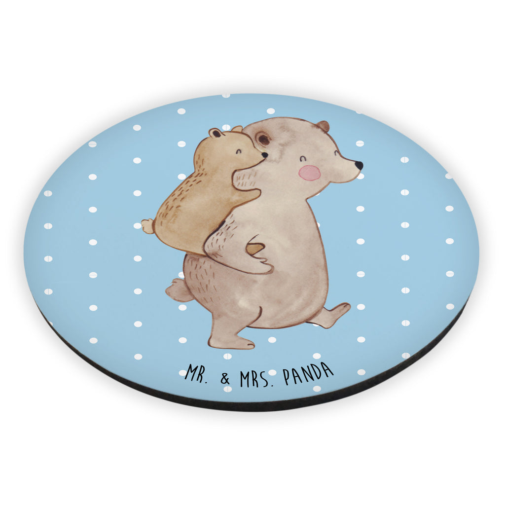 Rund Magnet Papa Bär Kühlschrankmagnet, Pinnwandmagnet, Souvenir Magnet, Motivmagnete, Dekomagnet, Whiteboard Magnet, Notiz Magnet, Kühlschrank Dekoration, Familie, Vatertag, Muttertag, Bruder, Schwester, Mama, Papa, Oma, Opa, Geschenk, Vater, Papi, Vati, Onkel, Geburtstag