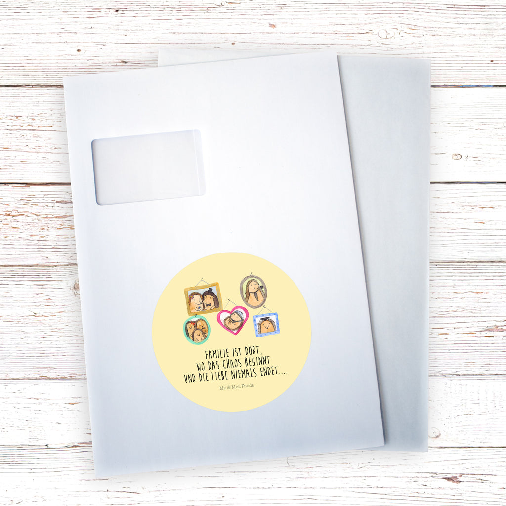 120mm Rund Aufkleber Igel Familie Sticker, Aufkleber, Etikett, Kinder, rund, Familie, Vatertag, Muttertag, Bruder, Schwester, Mama, Papa, Oma, Opa, Liebe, Igel, Bilder, Zusammenhalt, Glück