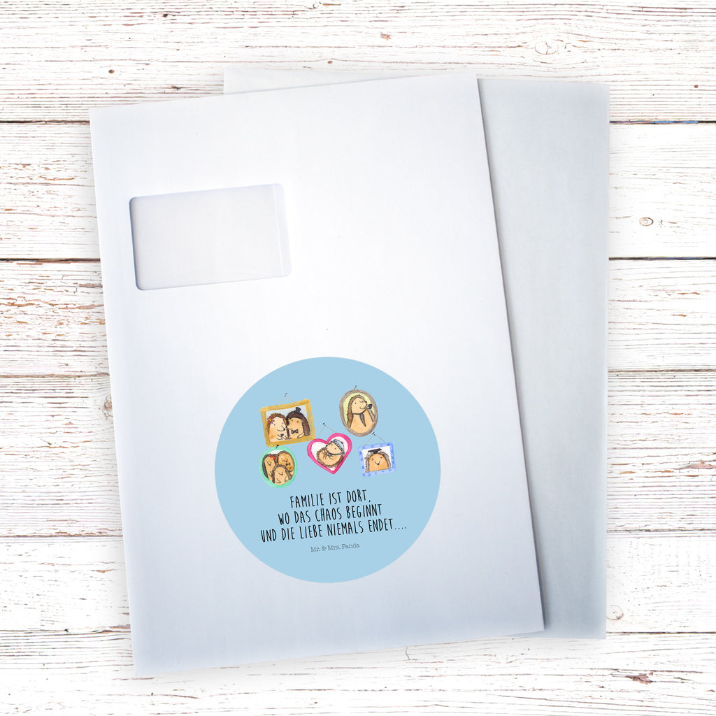 120mm Rund Aufkleber Igel Familie Sticker, Aufkleber, Etikett, Kinder, rund, Familie, Vatertag, Muttertag, Bruder, Schwester, Mama, Papa, Oma, Opa, Liebe, Igel, Bilder, Zusammenhalt, Glück
