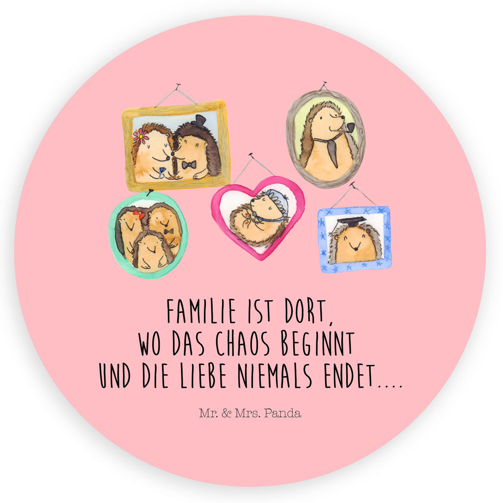 120mm Rund Aufkleber Igel Familie Sticker, Aufkleber, Etikett, Kinder, rund, Familie, Vatertag, Muttertag, Bruder, Schwester, Mama, Papa, Oma, Opa, Liebe, Igel, Bilder, Zusammenhalt, Glück