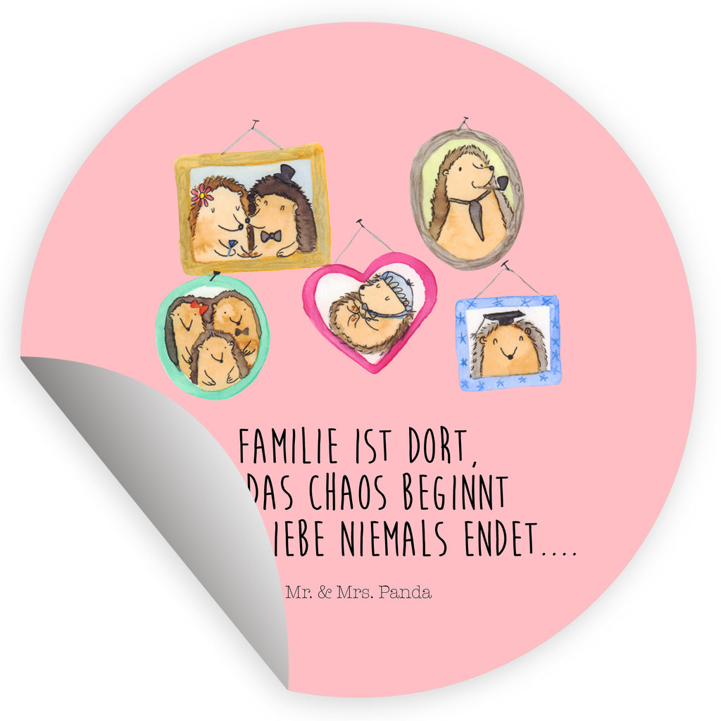 120mm Rund Aufkleber Igel Familie Sticker, Aufkleber, Etikett, Kinder, rund, Familie, Vatertag, Muttertag, Bruder, Schwester, Mama, Papa, Oma, Opa, Liebe, Igel, Bilder, Zusammenhalt, Glück