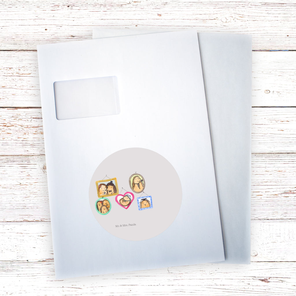 120mm Rund Aufkleber Igel Familie Sticker, Aufkleber, Etikett, Kinder, rund, Familie, Vatertag, Muttertag, Bruder, Schwester, Mama, Papa, Oma, Opa, Liebe, Igel, Bilder, Zusammenhalt, Glück