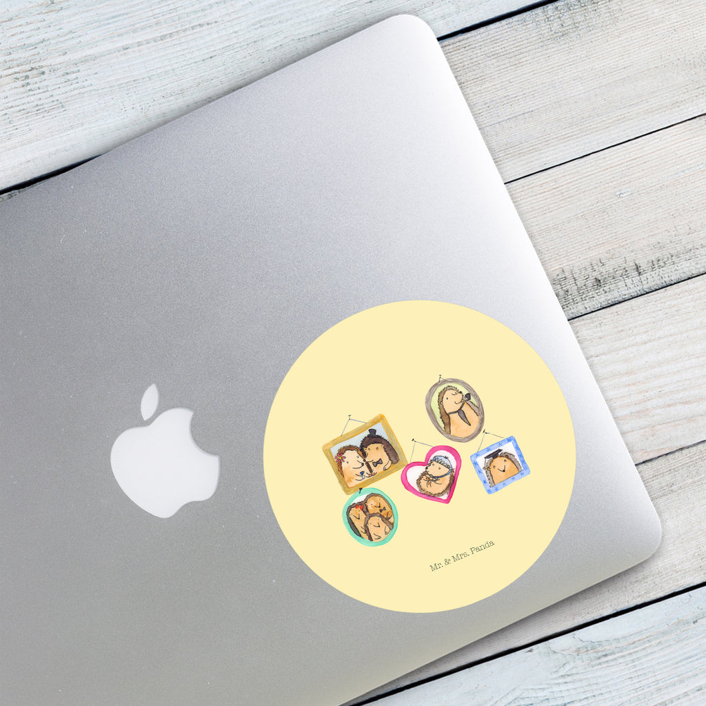 120mm Rund Aufkleber Igel Familie Sticker, Aufkleber, Etikett, Kinder, rund, Familie, Vatertag, Muttertag, Bruder, Schwester, Mama, Papa, Oma, Opa, Liebe, Igel, Bilder, Zusammenhalt, Glück