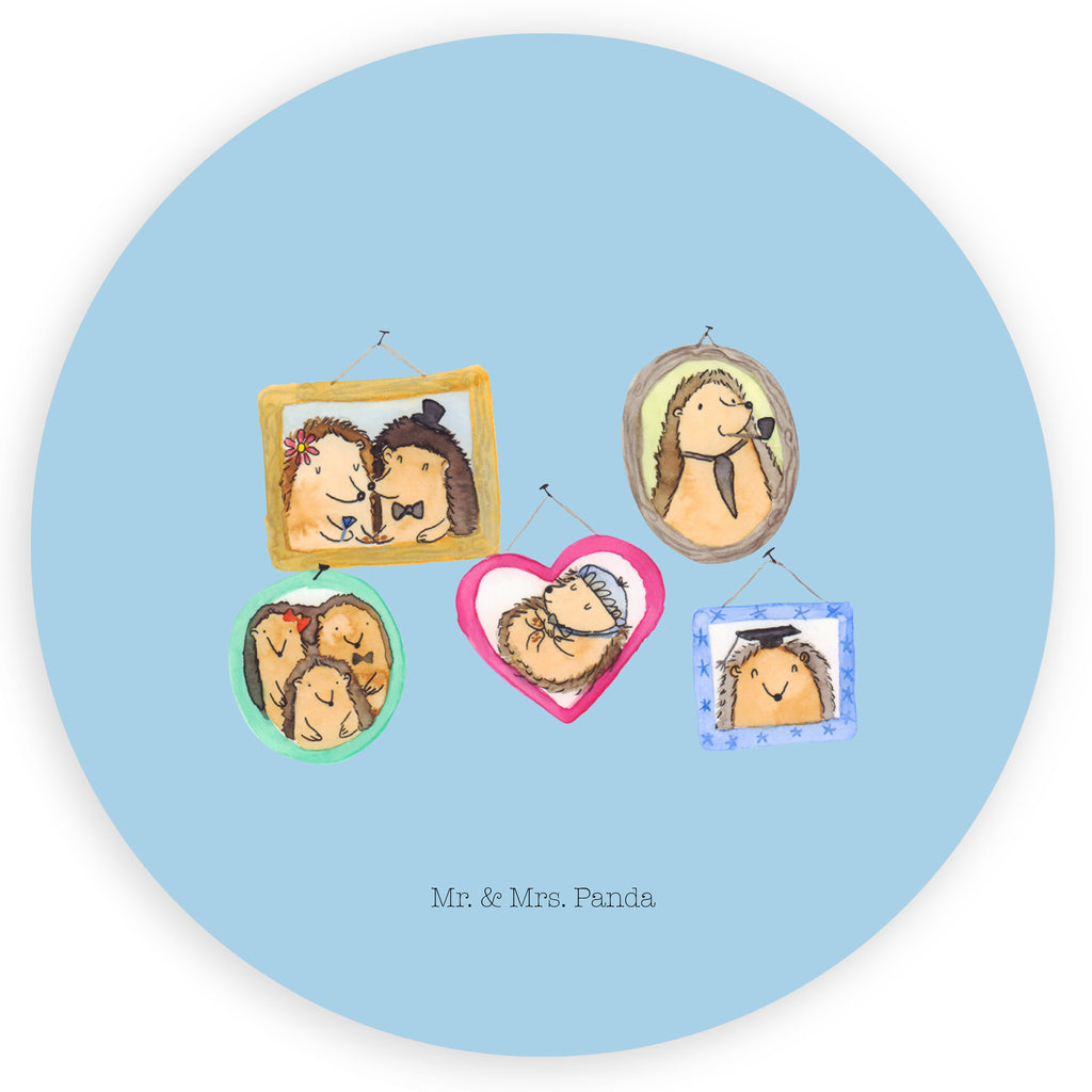 120mm Rund Aufkleber Igel Familie Sticker, Aufkleber, Etikett, Kinder, rund, Familie, Vatertag, Muttertag, Bruder, Schwester, Mama, Papa, Oma, Opa, Liebe, Igel, Bilder, Zusammenhalt, Glück