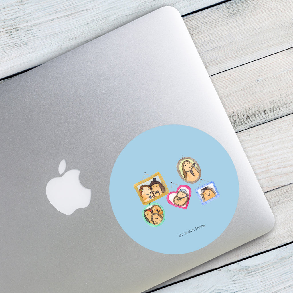 120mm Rund Aufkleber Igel Familie Sticker, Aufkleber, Etikett, Kinder, rund, Familie, Vatertag, Muttertag, Bruder, Schwester, Mama, Papa, Oma, Opa, Liebe, Igel, Bilder, Zusammenhalt, Glück