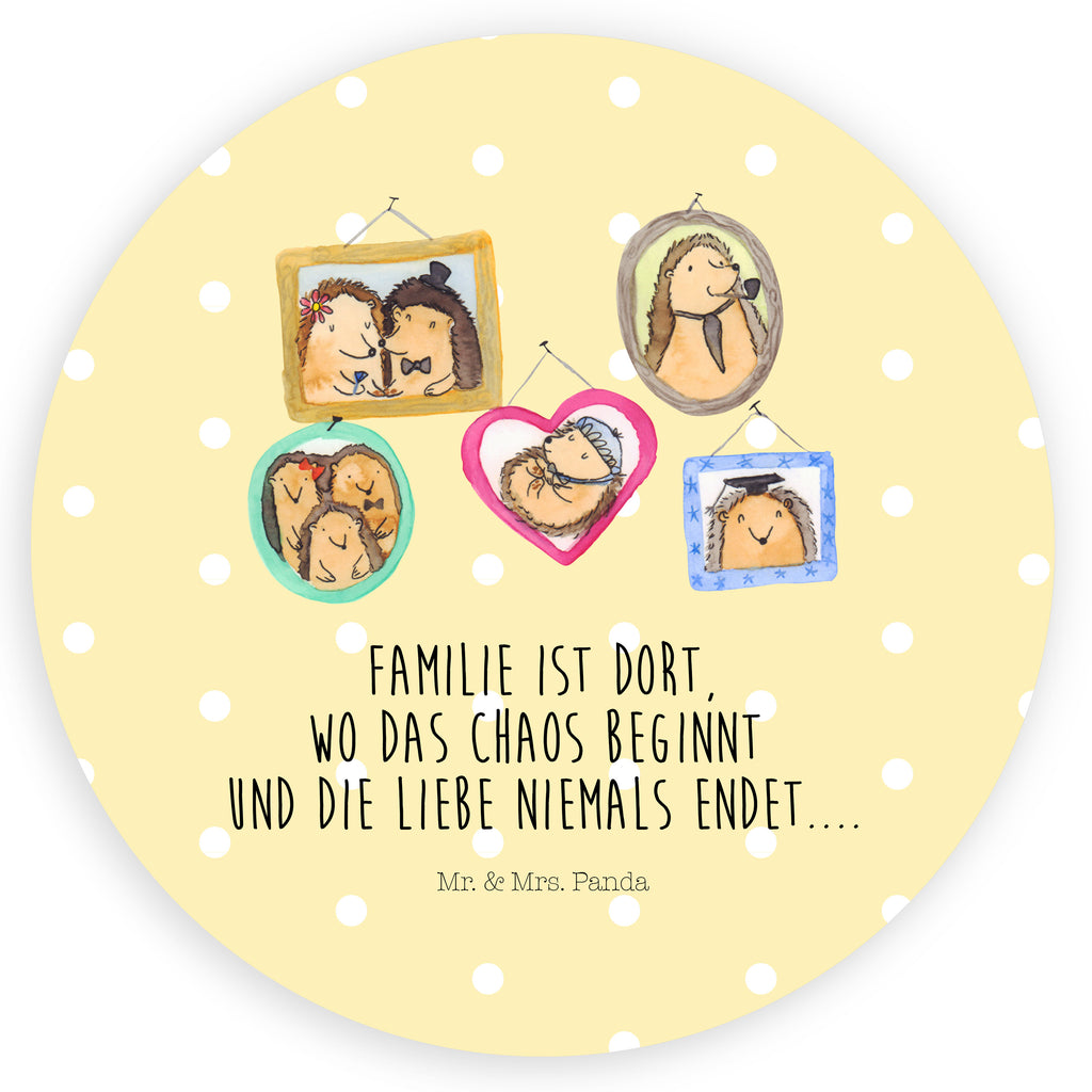 80mm Rund Aufkleber Igel Familie Sticker, Aufkleber, Etikett, Familie, Vatertag, Muttertag, Bruder, Schwester, Mama, Papa, Oma, Opa, Liebe, Igel, Bilder, Zusammenhalt, Glück