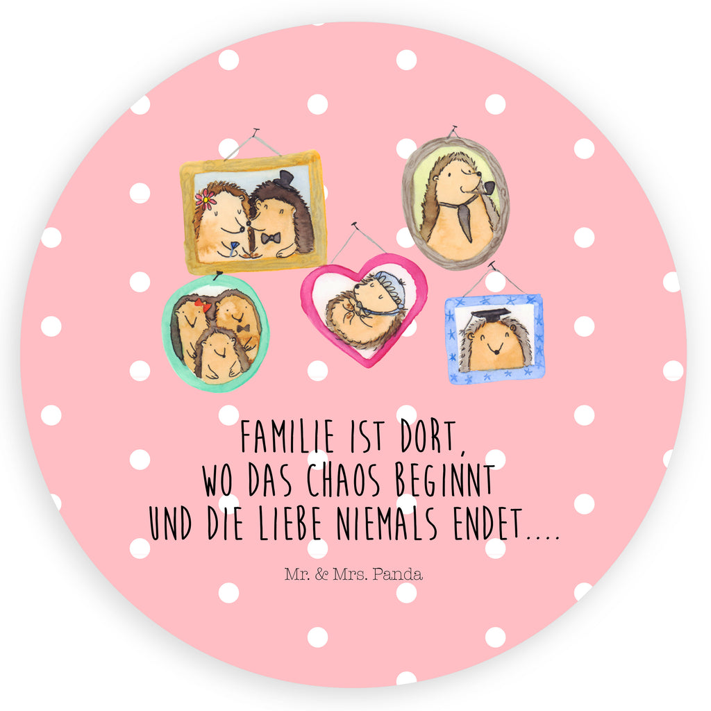 80mm Rund Aufkleber Igel Familie Sticker, Aufkleber, Etikett, Familie, Vatertag, Muttertag, Bruder, Schwester, Mama, Papa, Oma, Opa, Liebe, Igel, Bilder, Zusammenhalt, Glück