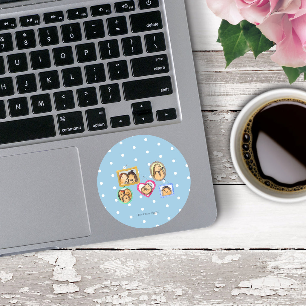 80mm Rund Aufkleber Igel Familie Sticker, Aufkleber, Etikett, Familie, Vatertag, Muttertag, Bruder, Schwester, Mama, Papa, Oma, Opa, Liebe, Igel, Bilder, Zusammenhalt, Glück