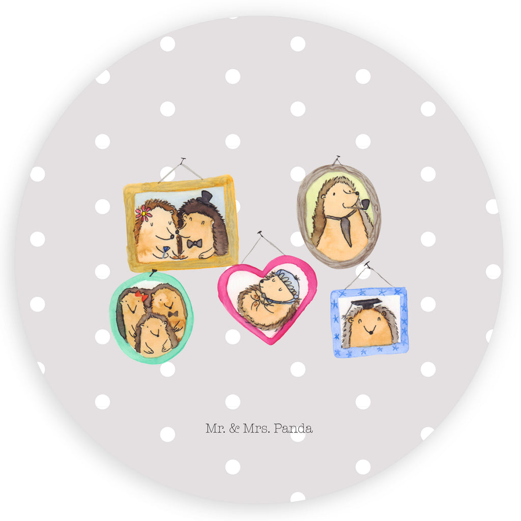 40mm Rund Aufkleber Igel Familie Sticker, Aufkleber, Etikett, Familie, Vatertag, Muttertag, Bruder, Schwester, Mama, Papa, Oma, Opa, Liebe, Igel, Bilder, Zusammenhalt, Glück