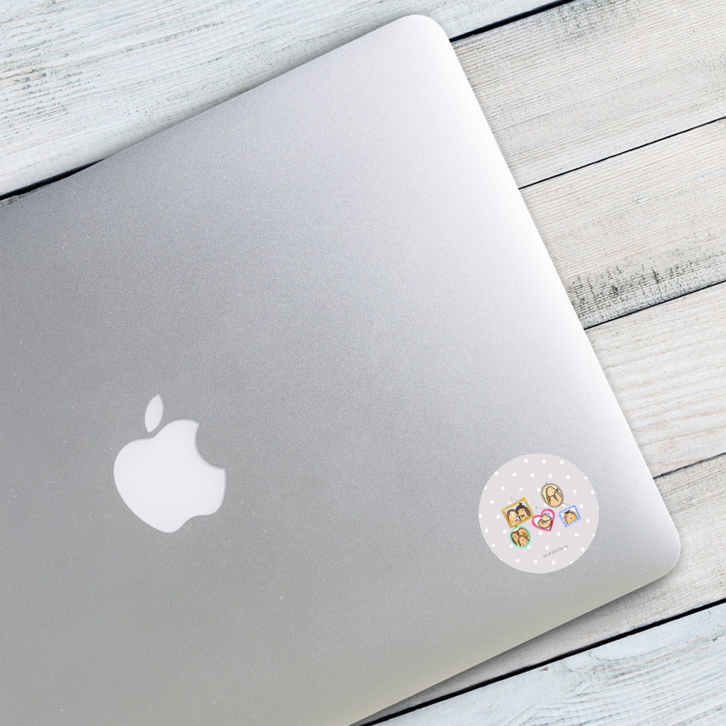 40mm Rund Aufkleber Igel Familie Sticker, Aufkleber, Etikett, Familie, Vatertag, Muttertag, Bruder, Schwester, Mama, Papa, Oma, Opa, Liebe, Igel, Bilder, Zusammenhalt, Glück