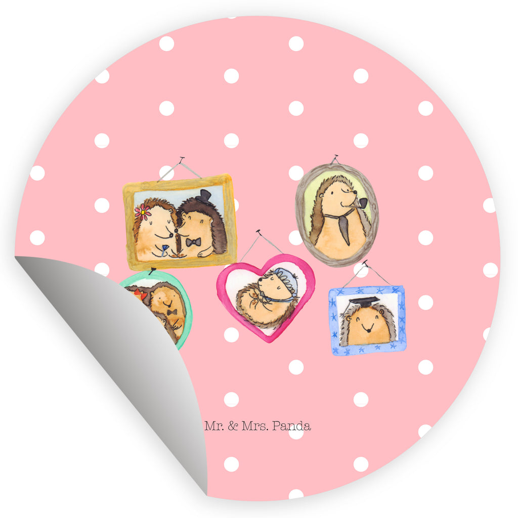 40mm Rund Aufkleber Igel Familie Sticker, Aufkleber, Etikett, Familie, Vatertag, Muttertag, Bruder, Schwester, Mama, Papa, Oma, Opa, Liebe, Igel, Bilder, Zusammenhalt, Glück