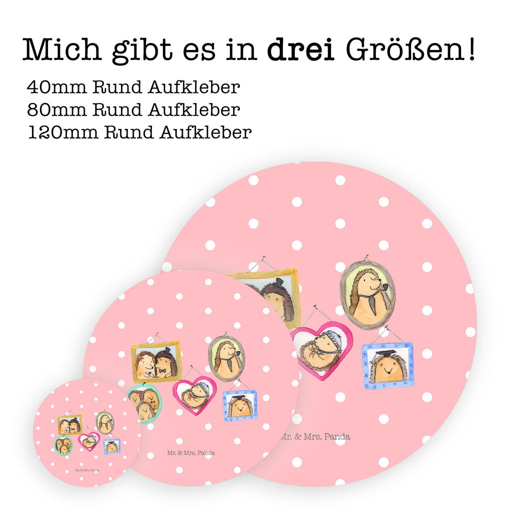 40mm Rund Aufkleber Igel Familie Sticker, Aufkleber, Etikett, Familie, Vatertag, Muttertag, Bruder, Schwester, Mama, Papa, Oma, Opa, Liebe, Igel, Bilder, Zusammenhalt, Glück