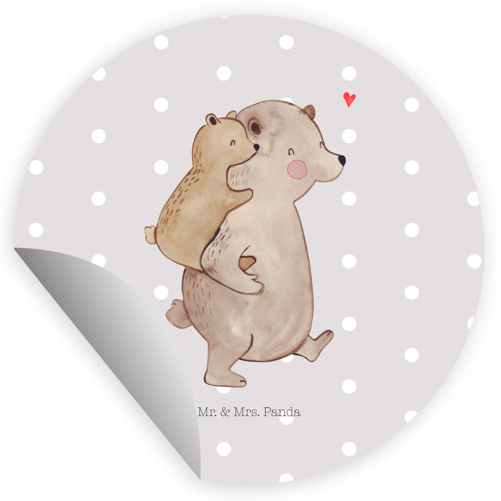 40mm Rund Aufkleber Papa Bär Sticker, Aufkleber, Etikett, Familie, Vatertag, Muttertag, Bruder, Schwester, Mama, Papa, Oma, Opa, Geschenk, Vater, Papi, Vati, Onkel, Geburtstag