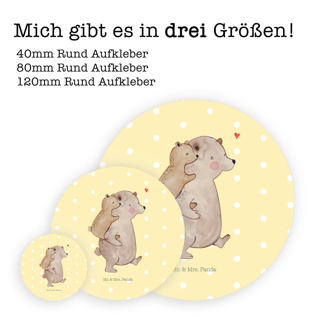 40mm Rund Aufkleber Papa Bär Sticker, Aufkleber, Etikett, Familie, Vatertag, Muttertag, Bruder, Schwester, Mama, Papa, Oma, Opa, Geschenk, Vater, Papi, Vati, Onkel, Geburtstag