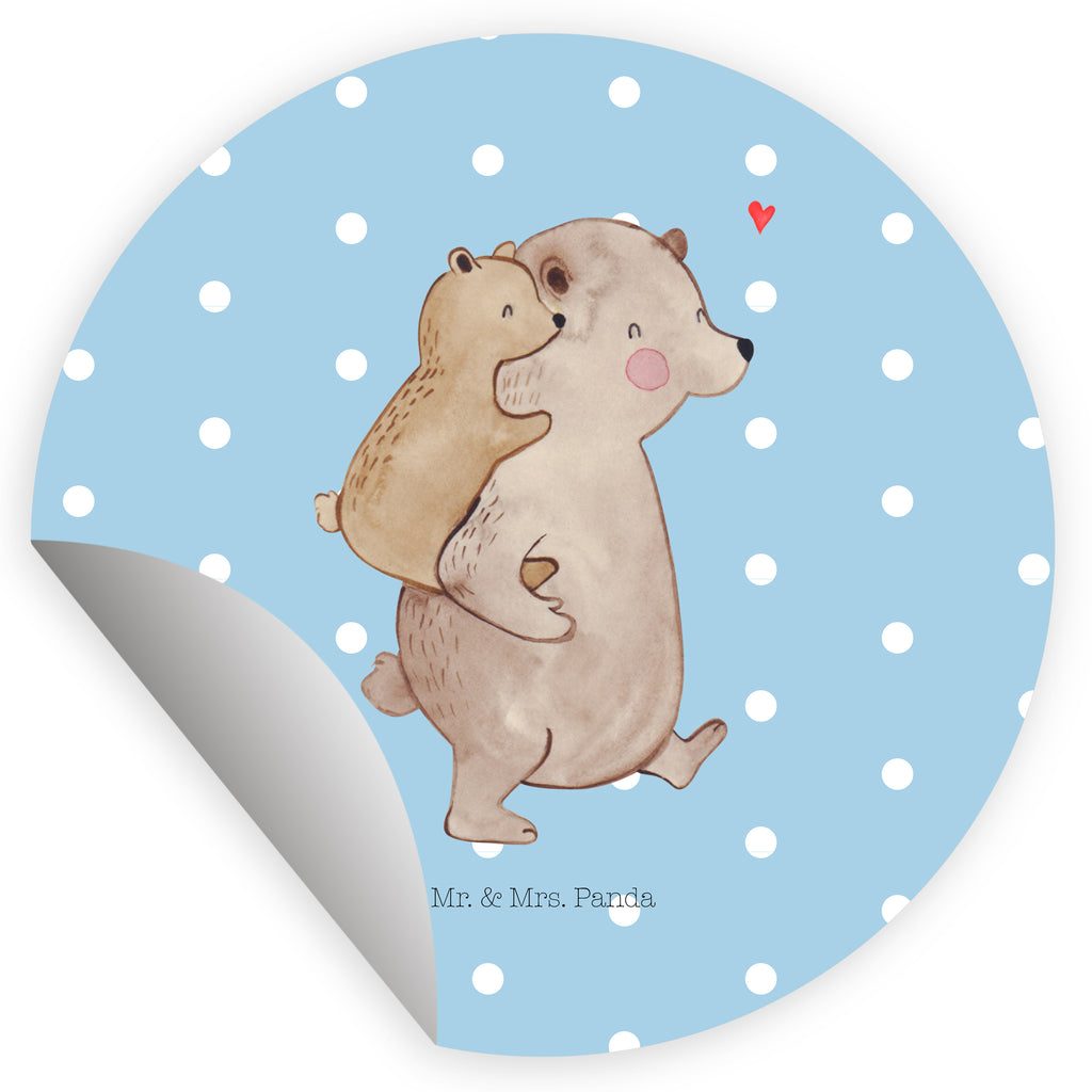 40mm Rund Aufkleber Papa Bär Sticker, Aufkleber, Etikett, Familie, Vatertag, Muttertag, Bruder, Schwester, Mama, Papa, Oma, Opa, Geschenk, Vater, Papi, Vati, Onkel, Geburtstag
