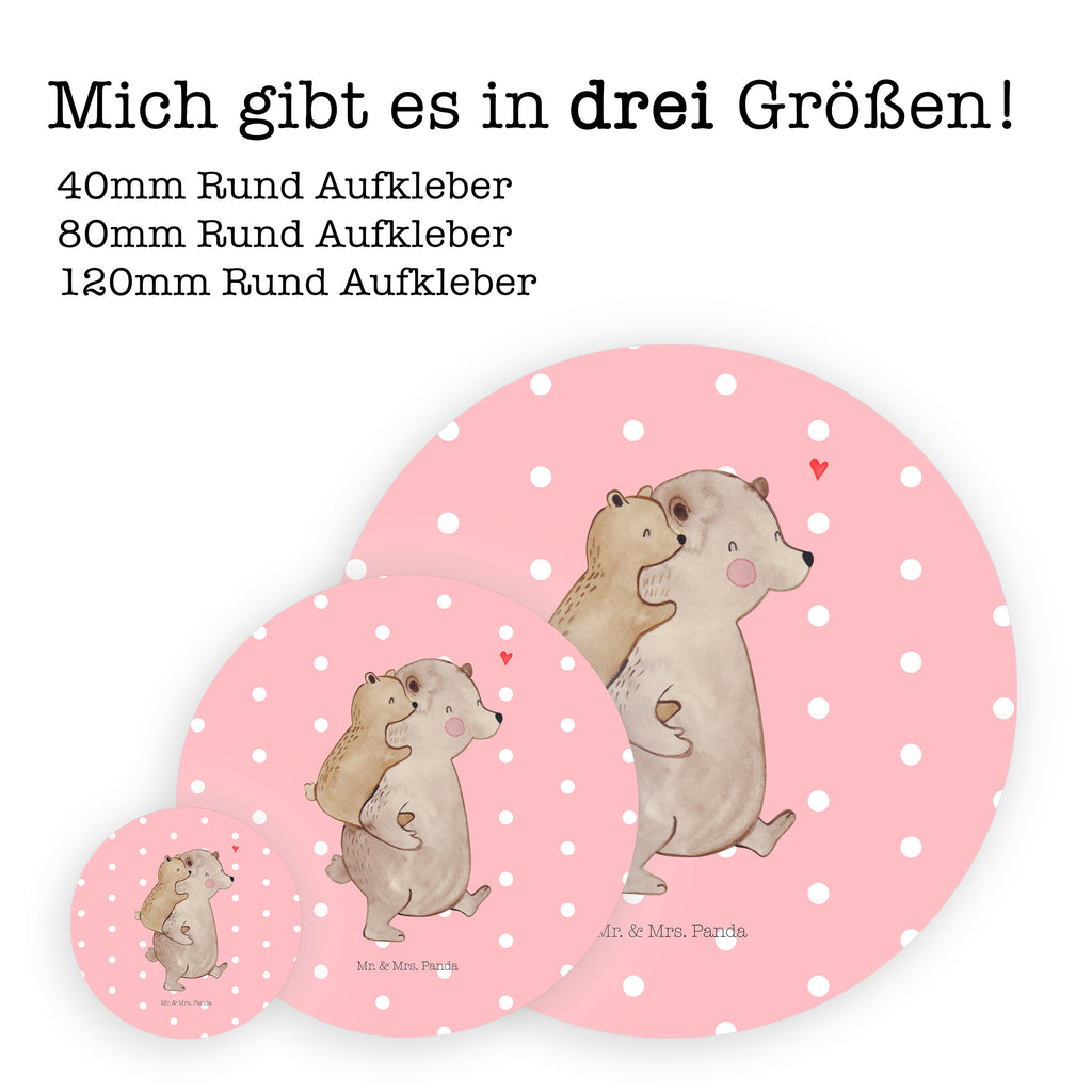 40mm Rund Aufkleber Papa Bär Sticker, Aufkleber, Etikett, Familie, Vatertag, Muttertag, Bruder, Schwester, Mama, Papa, Oma, Opa, Geschenk, Vater, Papi, Vati, Onkel, Geburtstag