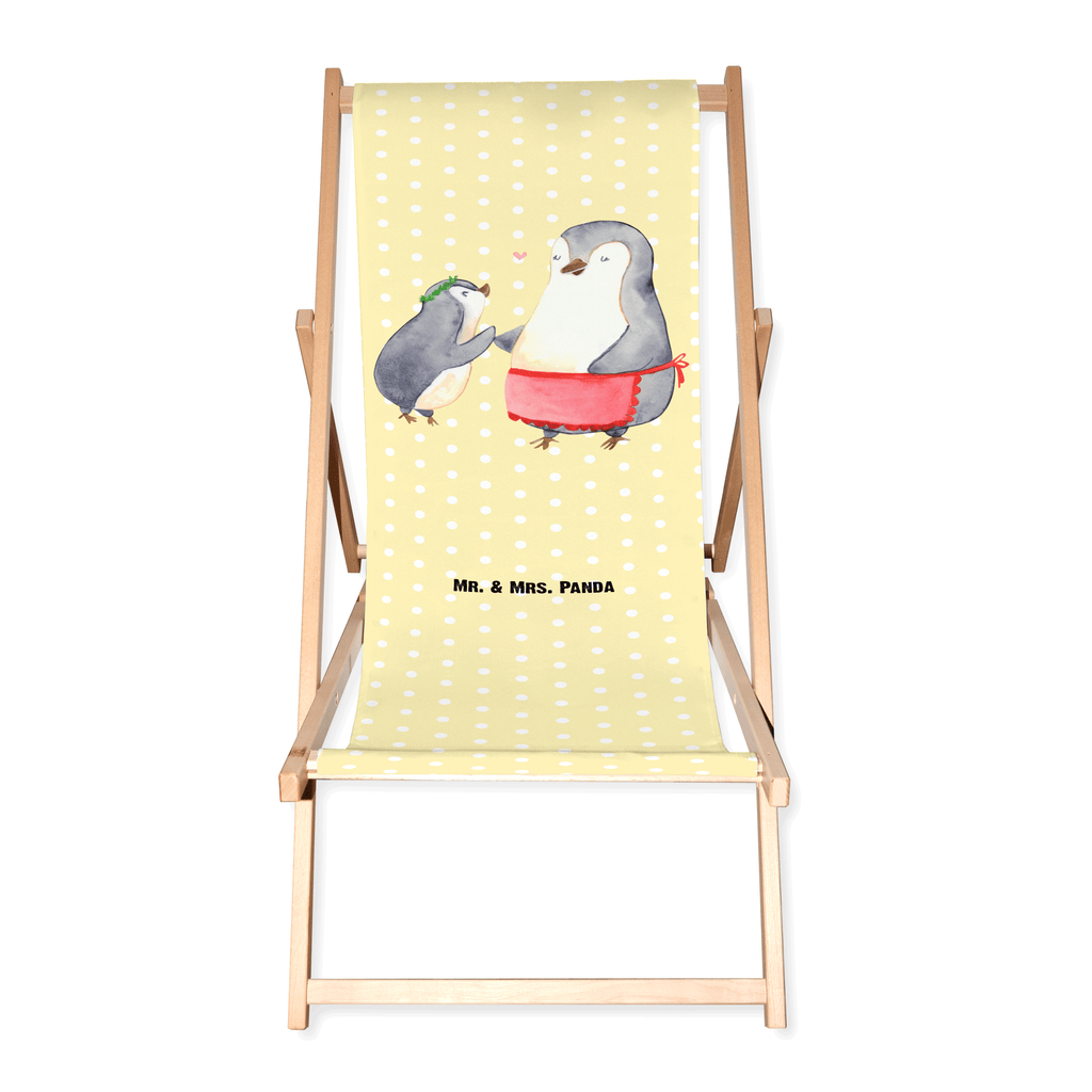 Gartenliege Pinguin mit Kind Sonnenliege, Strandliege, Liege, Liegestuhl, Gartenliege, Gartenstuhl, Familie, Vatertag, Muttertag, Bruder, Schwester, Mama, Papa, Oma, Opa, Geschenk, Mami, Mutti, Mutter, Geburststag