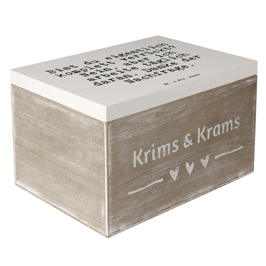 Holzkiste Sprüche und Zitate Bist du eigentlich komplett verrückt? Nein, aber ich arbeite täglich daran. Danke der Nachfrage. Holzkiste, Kiste, Schatzkiste, Truhe, Schatulle, XXL, Erinnerungsbox, Erinnerungskiste, Dekokiste, Aufbewahrungsbox, Spruch, Sprüche, lustig, Weisheiten, Zitate, Spruch Sprüche Weisheiten Zitate Lustig Weisheit Worte