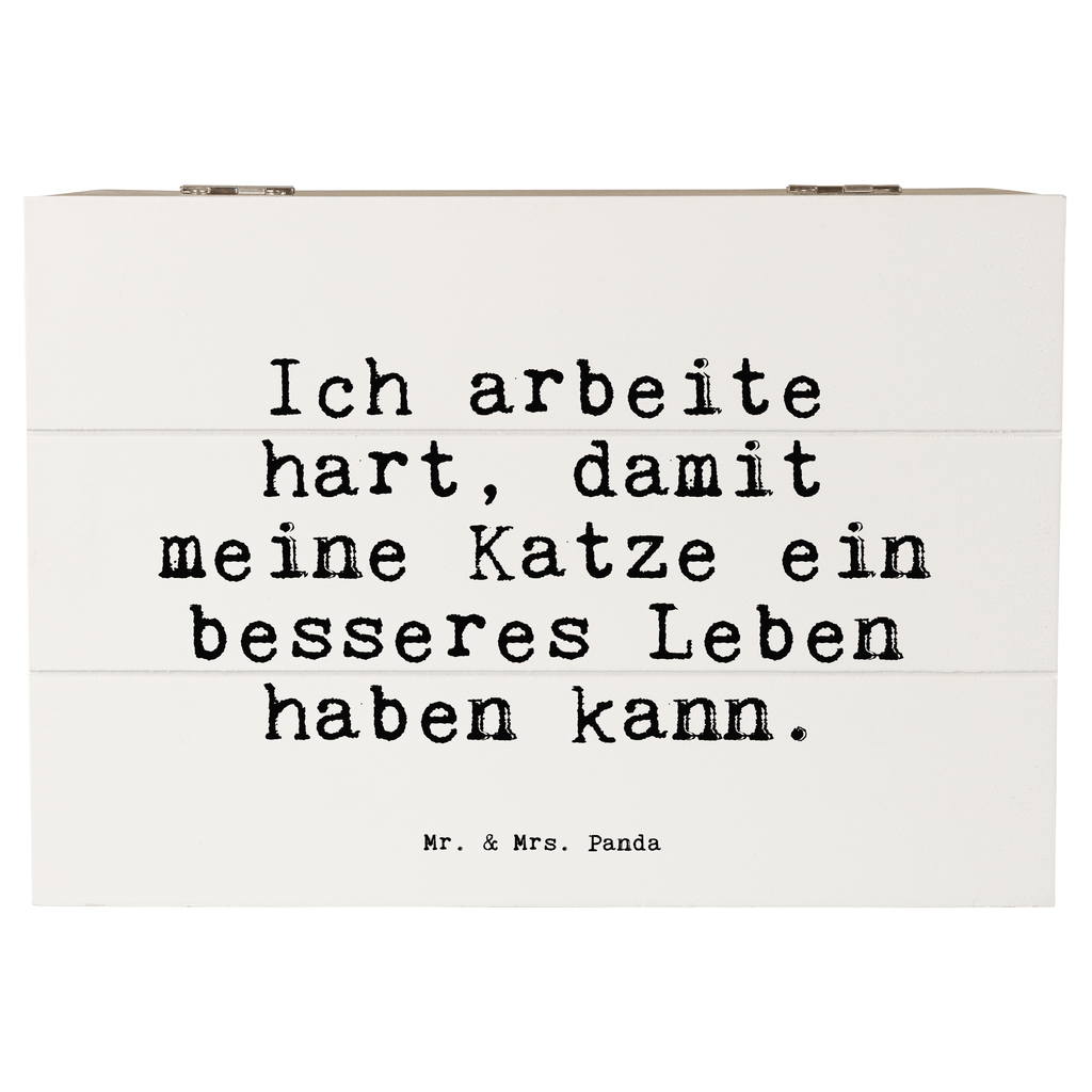 Holzkiste Sprüche und Zitate Ich arbeite hart, damit meine Katze ein besseres Leben haben kann. Holzkiste, Kiste, Schatzkiste, Truhe, Schatulle, XXL, Erinnerungsbox, Erinnerungskiste, Dekokiste, Aufbewahrungsbox, Spruch, Sprüche, lustig, Weisheiten, Zitate, Spruch Sprüche Weisheiten Zitate Lustig Weisheit Worte