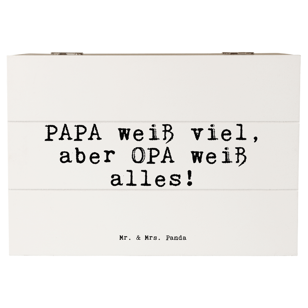 Holzkiste Sprüche und Zitate PAPA weiß viel, aber OPA weiß alles! Holzkiste, Kiste, Schatzkiste, Truhe, Schatulle, XXL, Erinnerungsbox, Erinnerungskiste, Dekokiste, Aufbewahrungsbox, Spruch, Sprüche, lustig, Weisheiten, Zitate, Spruch Sprüche Weisheiten Zitate Lustig Weisheit Worte