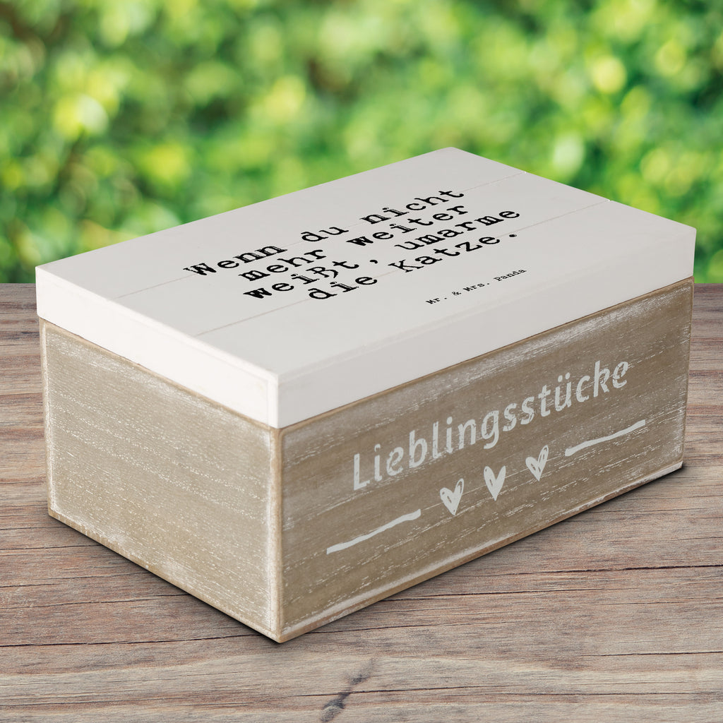 Holzkiste Sprüche und Zitate Wenn du nicht mehr weiter weißt, umarme die Katze. Holzkiste, Kiste, Schatzkiste, Truhe, Schatulle, XXL, Erinnerungsbox, Erinnerungskiste, Dekokiste, Aufbewahrungsbox, Spruch, Sprüche, lustig, Weisheiten, Zitate, Spruch Sprüche Weisheiten Zitate Lustig Weisheit Worte