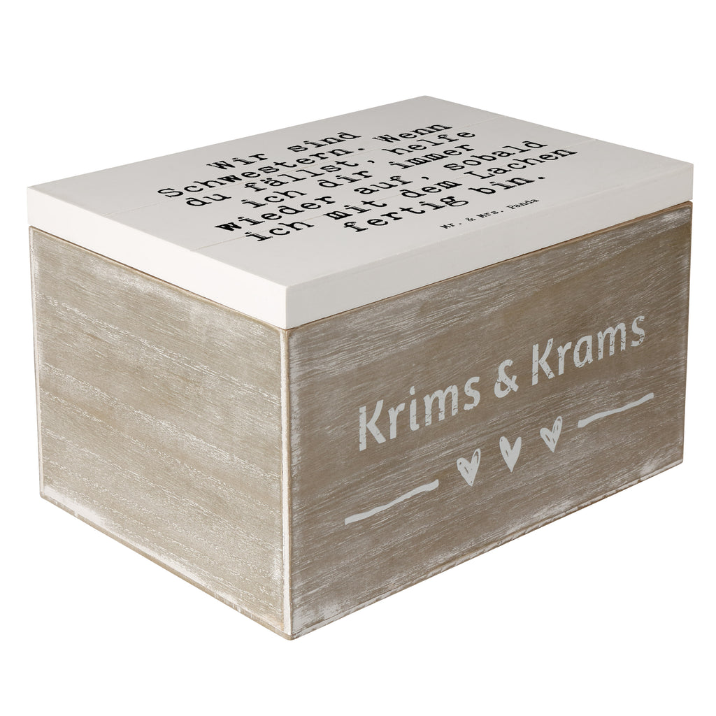 Holzkiste Sprüche und Zitate Wir sind Schwestern. Wenn du fällst, helfe ich dir immer wieder auf, sobald ich mit dem Lachen fertig bin. Holzkiste, Kiste, Schatzkiste, Truhe, Schatulle, XXL, Erinnerungsbox, Erinnerungskiste, Dekokiste, Aufbewahrungsbox, Spruch, Sprüche, lustig, Weisheiten, Zitate, Spruch Sprüche Weisheiten Zitate Lustig Weisheit Worte