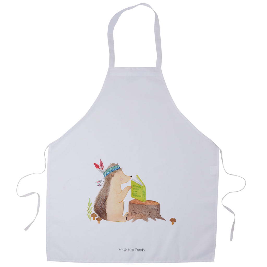 Kochschürze Igel Indianer Schürze, Backschürze, Küchenschürze, Grillschürze, Latzschürze, Waldtiere, Tiere, Igel, Indianer, Abenteuer, Lagerfeuer, Camping