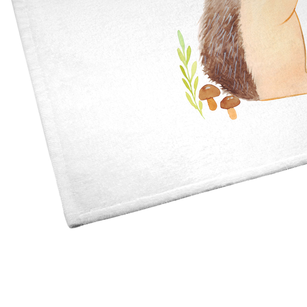 Gäste Handtuch Igel Indianer Gästetuch, Reisehandtuch, Sport Handtuch, Frottier, Kinder Handtuch, Waldtiere, Tiere, Igel, Indianer, Abenteuer, Lagerfeuer, Camping