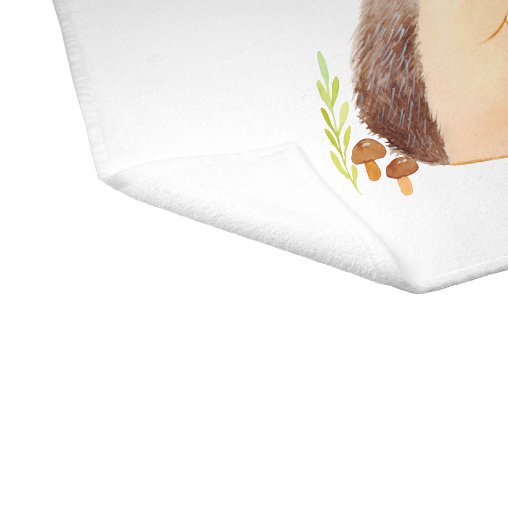 Gäste Handtuch Igel Indianer Gästetuch, Reisehandtuch, Sport Handtuch, Frottier, Kinder Handtuch, Waldtiere, Tiere, Igel, Indianer, Abenteuer, Lagerfeuer, Camping