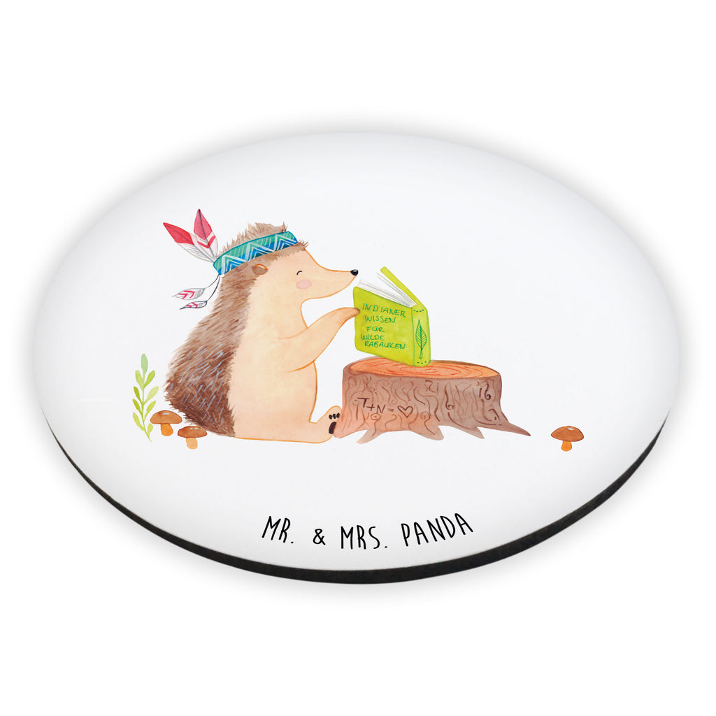 Rund Magnet Igel Indianer Kühlschrankmagnet, Pinnwandmagnet, Souvenir Magnet, Motivmagnete, Dekomagnet, Whiteboard Magnet, Notiz Magnet, Kühlschrank Dekoration, Waldtiere, Tiere, Igel, Indianer, Abenteuer, Lagerfeuer, Camping