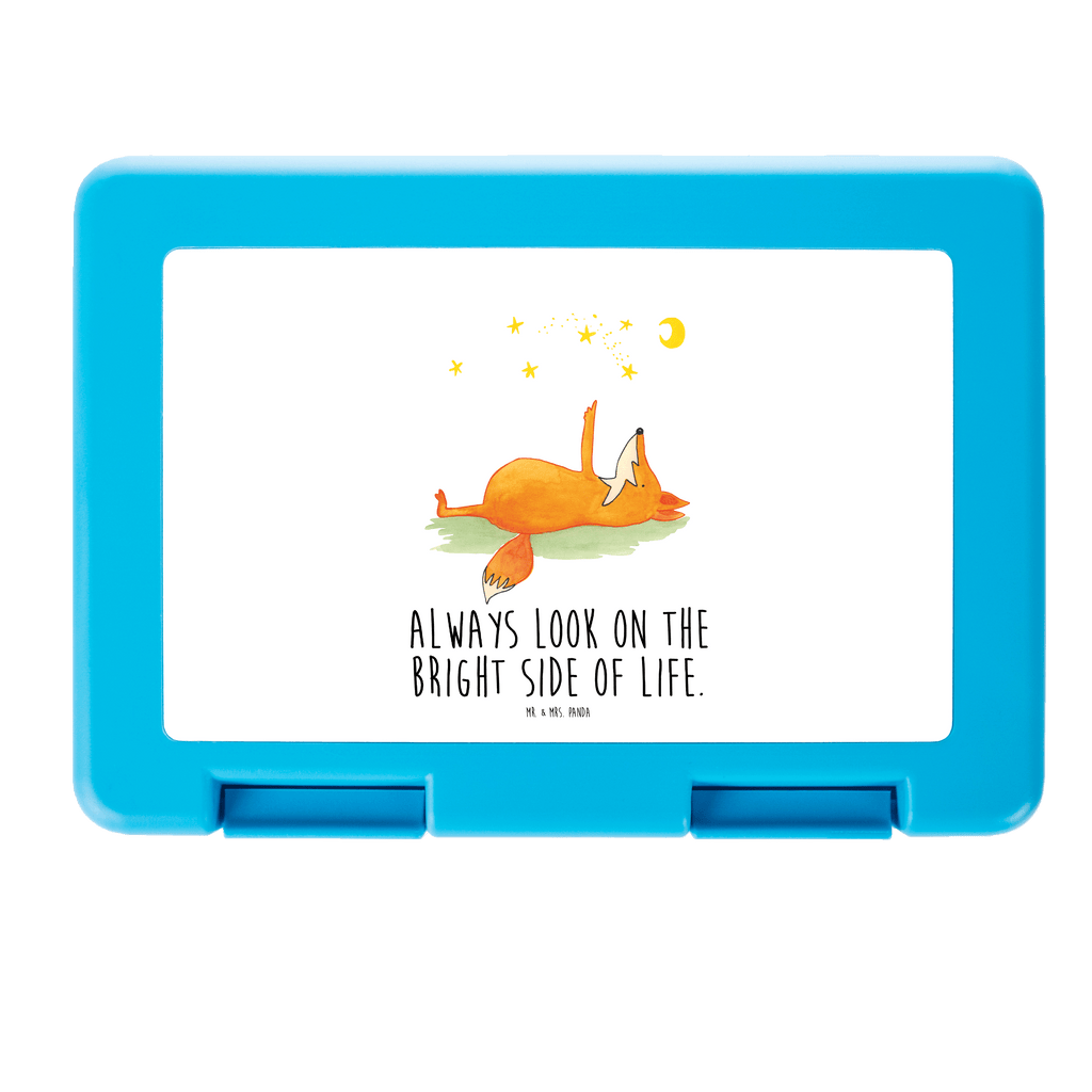 Brotdose Fuchs Sterne Brotbox, Snackbox, Lunch box, Butterbrotdose, Brotzeitbox, Fuchs, Füchse, tröstende Worte, Spruch positiv, Spruch schön, Romantik, Always Look on the Bright Side of Life