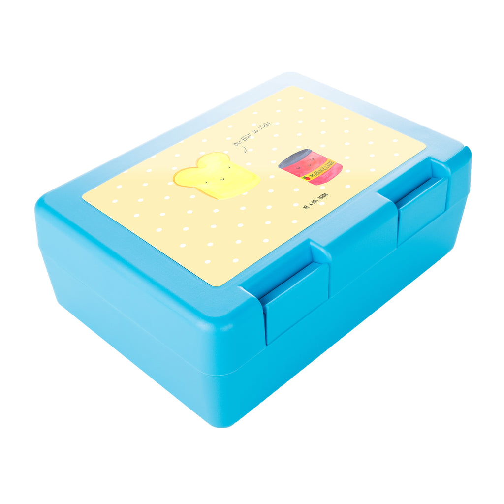 Brotdose Toast & Marmelade Brotbox, Snackbox, Lunch box, Butterbrotdose, Brotzeitbox, Tiermotive, Gute Laune, lustige Sprüche, Tiere, Toast, Marmelade, Dreamteam, süße Postkarte, süß, Küche Deko, Küche Spruch, Frühstück Einladung, Brot, Toastbrot