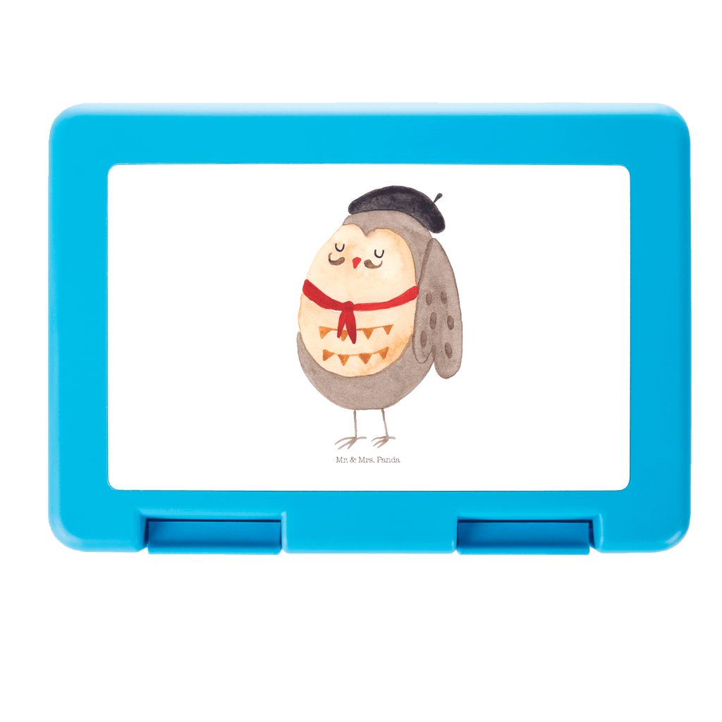 Brotdose Eule Französisch Eule, Eulen, Eule Deko, Owl, hibou, La vie est belle, das Leben ist schön, Spruch schön, Spruch Französisch, Frankreich Brotbox, Snackbox, Lunch box, Butterbrotdose, Brotzeitbox  Eule