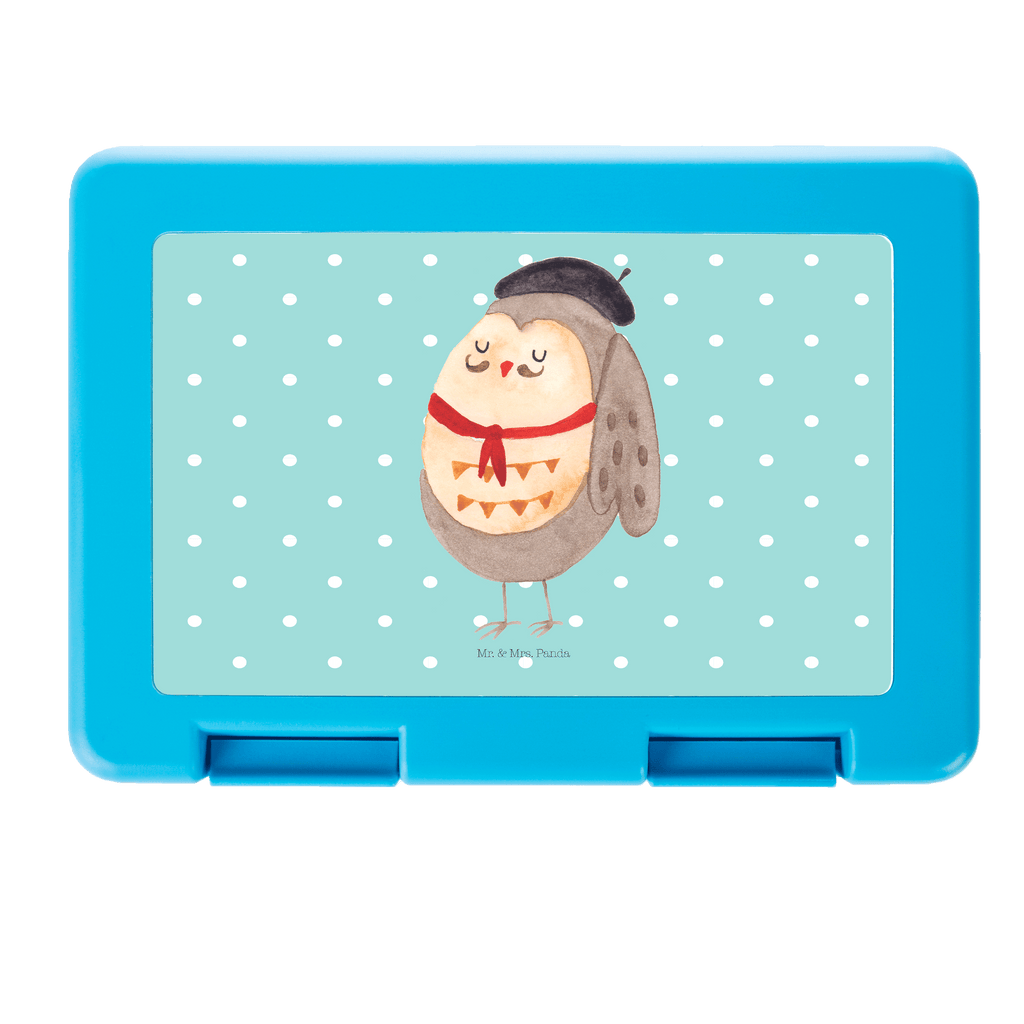 Brotdose Eule Französisch Eule, Eulen, Eule Deko, Owl, hibou, La vie est belle, das Leben ist schön, Spruch schön, Spruch Französisch, Frankreich Brotbox, Snackbox, Lunch box, Butterbrotdose, Brotzeitbox  Eule