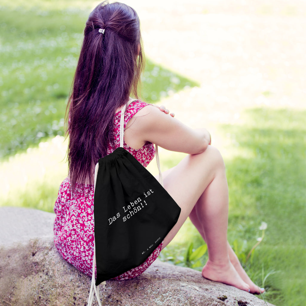 Sportbeutel Sprüche und Zitate Das Leben ist schön!! Sportbeutel, Turnbeutel, Beutel, Sporttasche, Tasche, Stoffbeutel, Sportbeutel Kinder, Spruch, Sprüche, lustig, Weisheiten, Zitate, Spruch Sprüche Weisheiten Zitate Lustig Weisheit Worte
