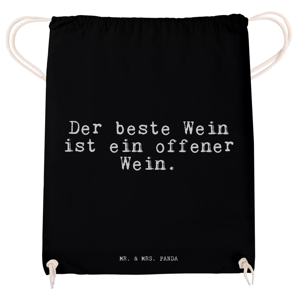 Sportbeutel Sprüche und Zitate Der beste Wein ist ein offener Wein. Sportbeutel, Turnbeutel, Beutel, Sporttasche, Tasche, Stoffbeutel, Sportbeutel Kinder, Spruch, Sprüche, lustig, Weisheiten, Zitate, Spruch Sprüche Weisheiten Zitate Lustig Weisheit Worte