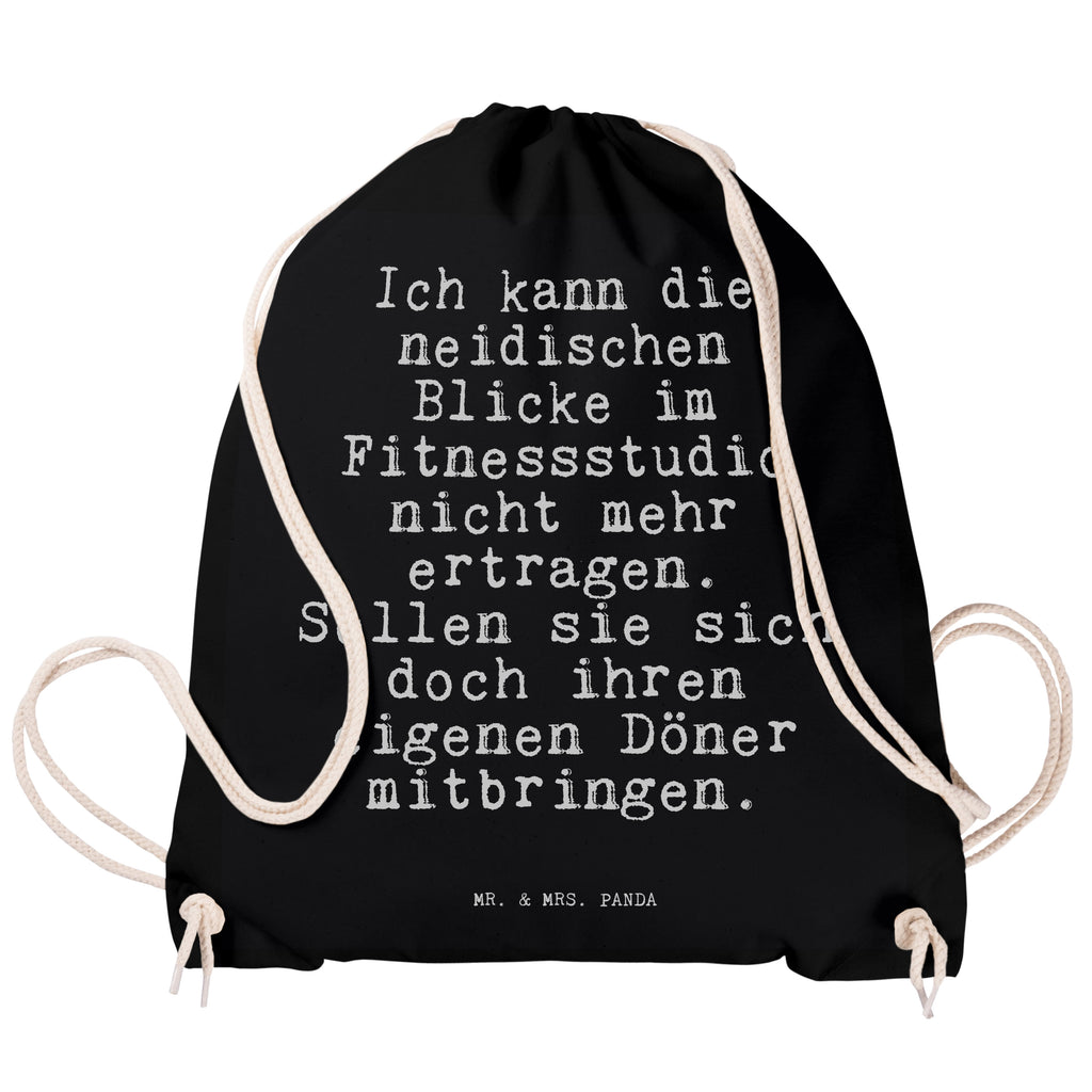 Sportbeutel Sprüche und Zitate Ich kann die neidischen Blicke im Fitnessstudio nicht mehr ertragen. Sollen sie sich doch ihren eigenen Döner mitbringen. Sportbeutel, Turnbeutel, Beutel, Sporttasche, Tasche, Stoffbeutel, Sportbeutel Kinder, Spruch, Sprüche, lustig, Weisheiten, Zitate, Spruch Sprüche Weisheiten Zitate Lustig Weisheit Worte