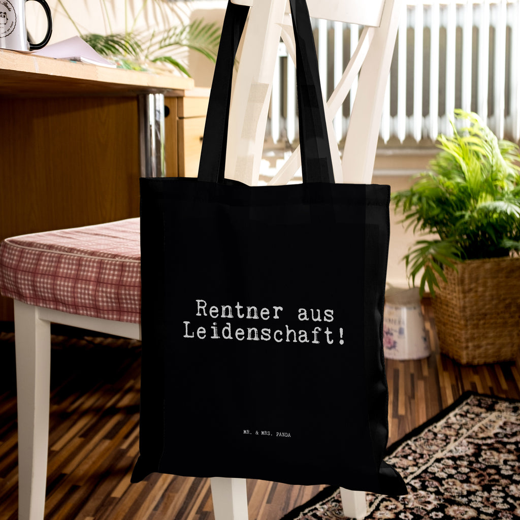 Tragetasche Sprüche und Zitate Rentner aus Leidenschaft! Beuteltasche, Beutel, Einkaufstasche, Jutebeutel, Stoffbeutel, Spruch, Sprüche, lustig, Weisheiten, Zitate, Spruch Sprüche Weisheiten Zitate Lustig Weisheit Worte
