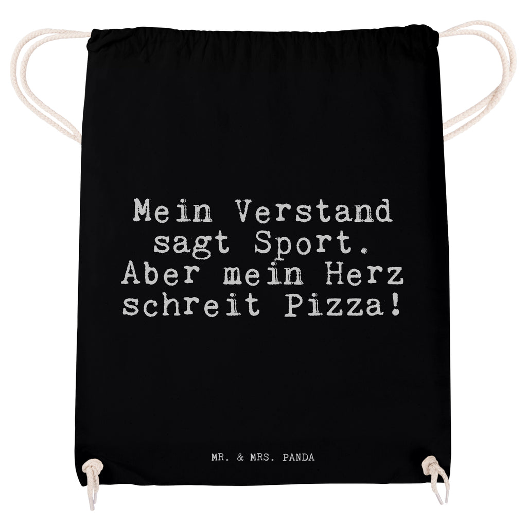 Sportbeutel Sprüche und Zitate Mein Verstand sagt Sport. Aber mein Herz schreit Pizza! Sportbeutel, Turnbeutel, Beutel, Sporttasche, Tasche, Stoffbeutel, Sportbeutel Kinder, Spruch, Sprüche, lustig, Weisheiten, Zitate, Spruch Sprüche Weisheiten Zitate Lustig Weisheit Worte