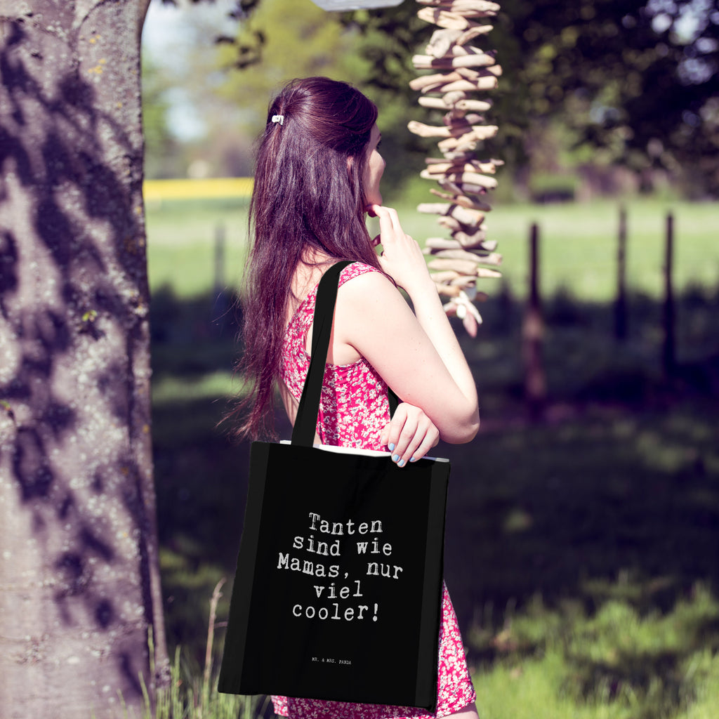 Tragetasche Sprüche und Zitate Tanten sind wie Mamas, nur viel cooler! Beuteltasche, Beutel, Einkaufstasche, Jutebeutel, Stoffbeutel, Spruch, Sprüche, lustig, Weisheiten, Zitate, Spruch Sprüche Weisheiten Zitate Lustig Weisheit Worte