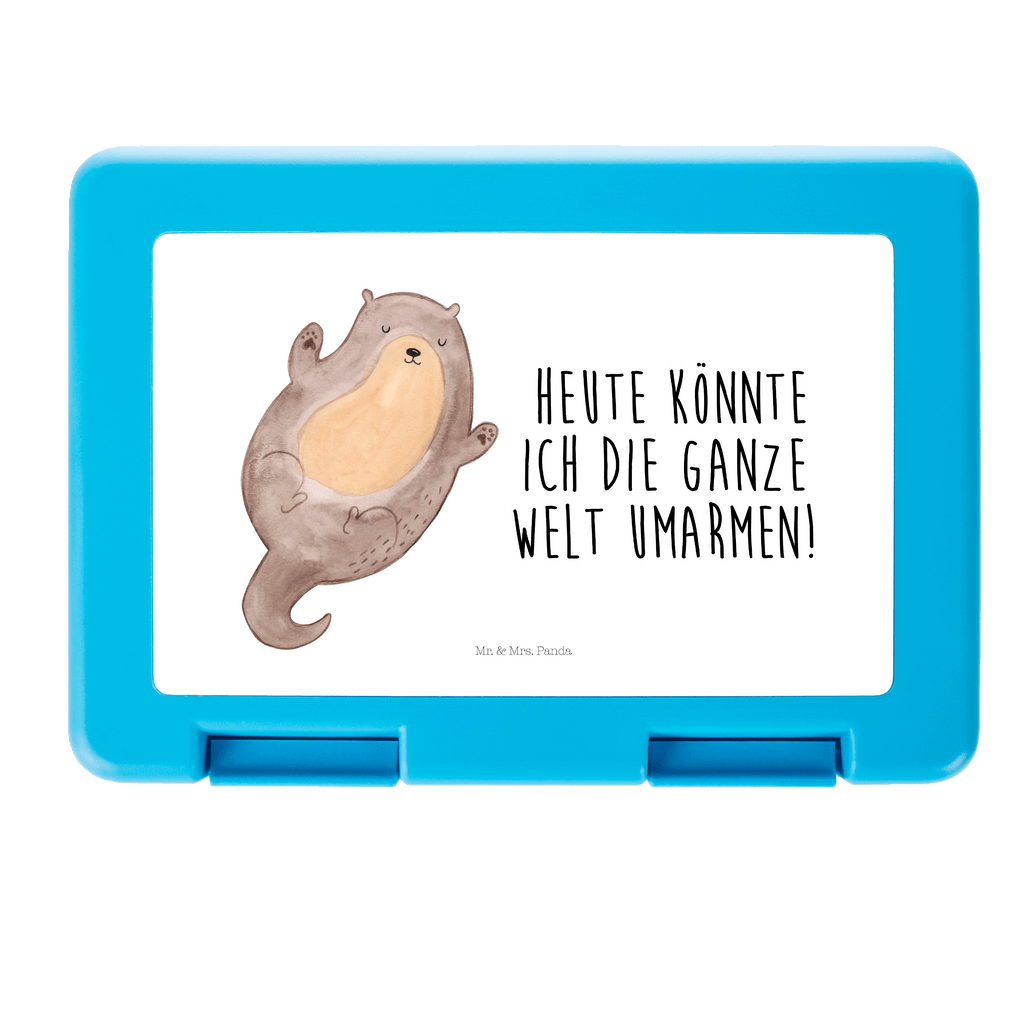 Brotdose Otter Umarmen Brotbox, Snackbox, Lunch box, Butterbrotdose, Brotzeitbox, Otter, Fischotter, Seeotter, Otter Seeotter See Otter
