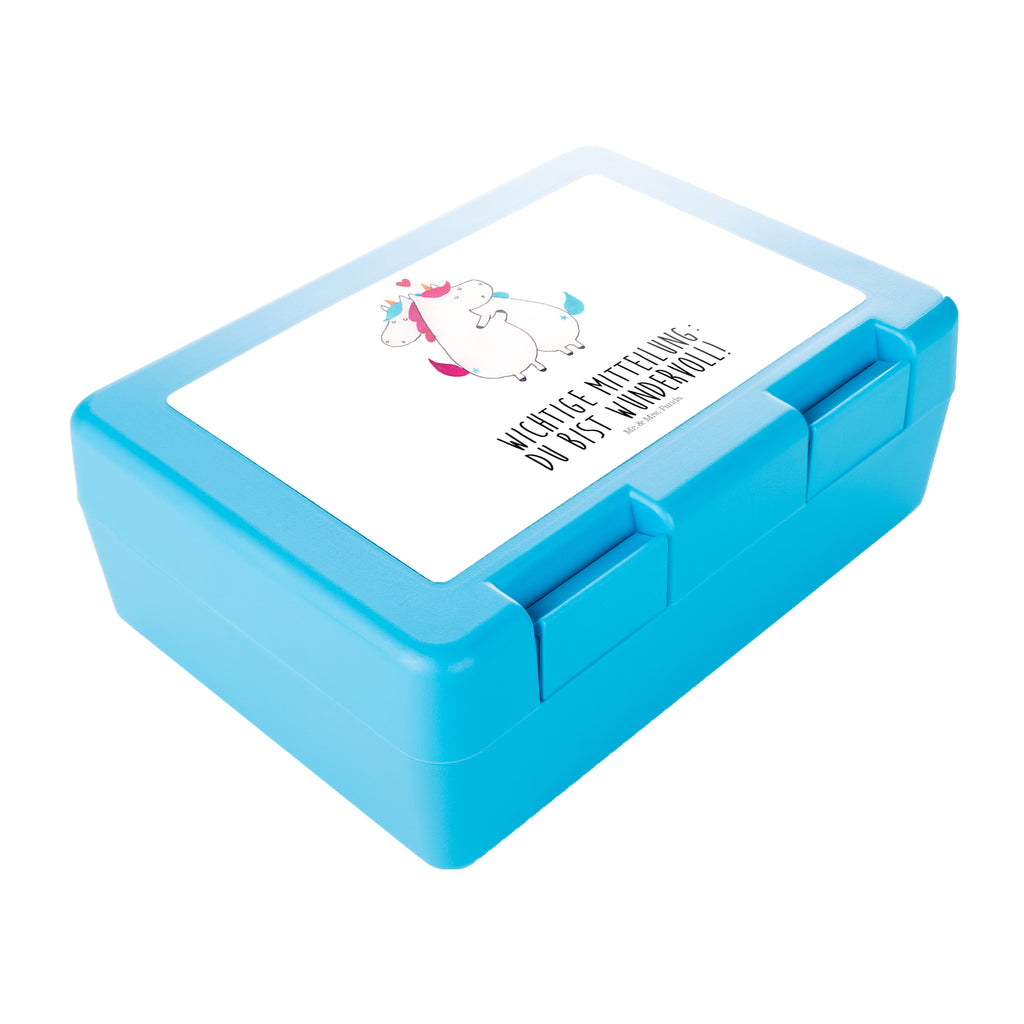 Brotdose Einhorn Mitteilung Brotbox, Snackbox, Lunch box, Butterbrotdose, Brotzeitbox, Einhorn, Einhörner, Einhorn Deko, Pegasus, Unicorn, Valentinstag, Valentine, Liebe, Geschenk, Partner, Ehe, lustig, witzig, Spruch