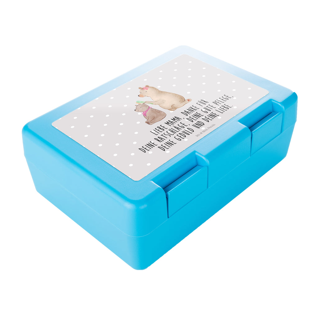Brotdose Bär mit Kind Brotbox, Snackbox, Lunch box, Butterbrotdose, Brotzeitbox, Familie, Vatertag, Muttertag, Bruder, Schwester, Mama, Papa, Oma, Opa, Geschenk, Mutti, Mutter