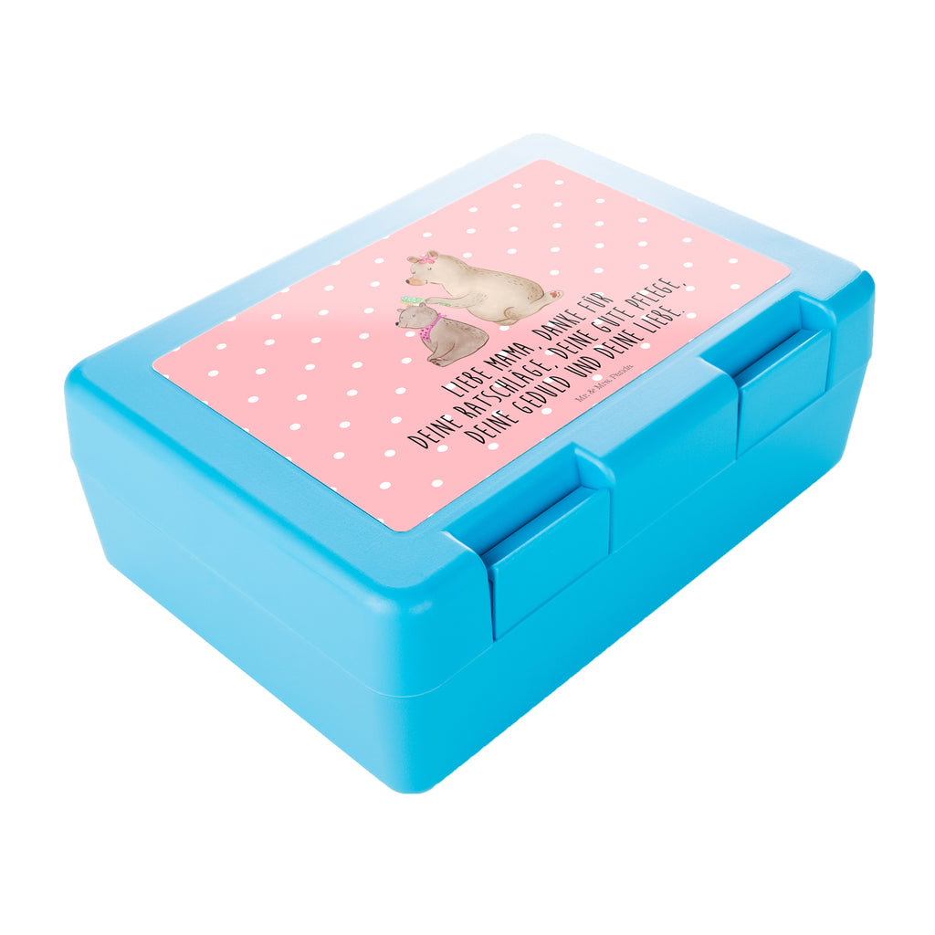 Brotdose Bär mit Kind Brotbox, Snackbox, Lunch box, Butterbrotdose, Brotzeitbox, Familie, Vatertag, Muttertag, Bruder, Schwester, Mama, Papa, Oma, Opa, Geschenk, Mutti, Mutter
