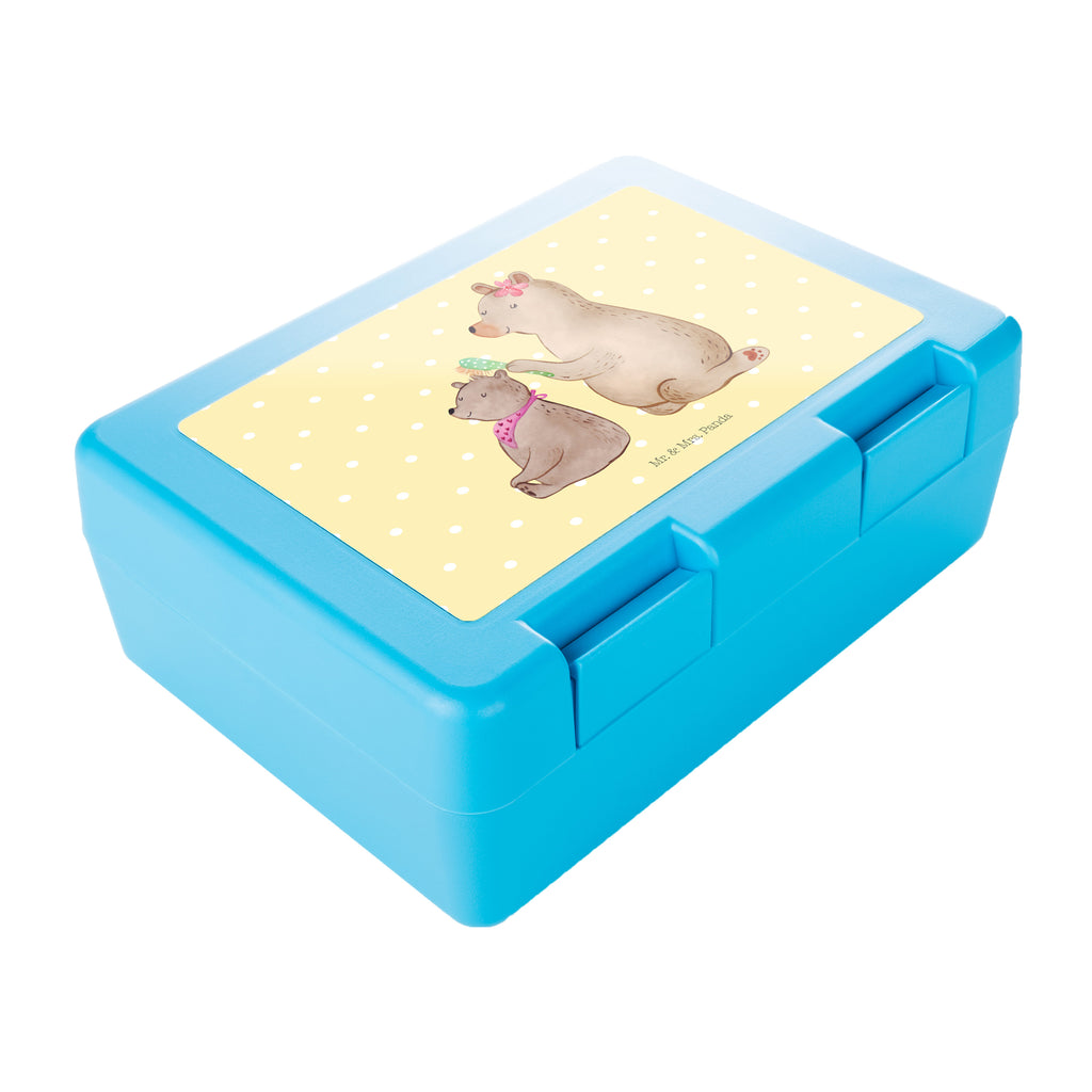 Brotdose Bär mit Kind Brotbox, Snackbox, Lunch box, Butterbrotdose, Brotzeitbox, Familie, Vatertag, Muttertag, Bruder, Schwester, Mama, Papa, Oma, Opa, Geschenk, Mutti, Mutter
