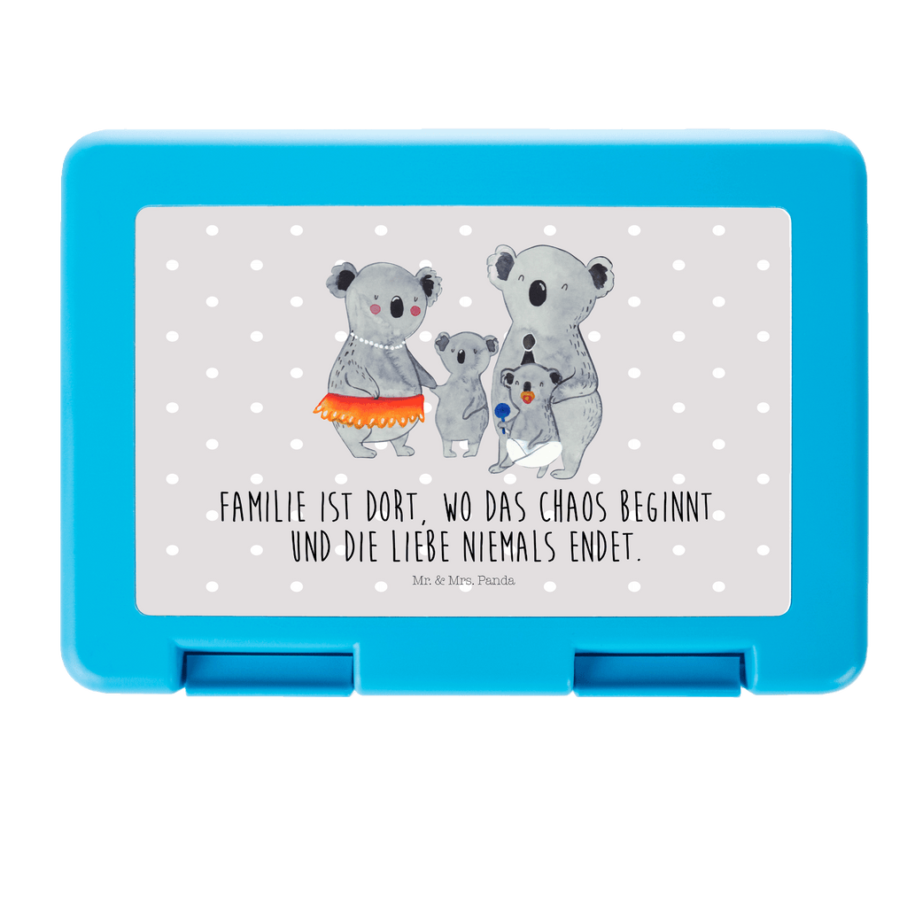 Brotdose Koala Familie Brotbox, Snackbox, Lunch box, Butterbrotdose, Brotzeitbox, Familie, Vatertag, Muttertag, Bruder, Schwester, Mama, Papa, Oma, Opa, Koala, Koalas, Family, Kinder, Geschwister, Familienleben